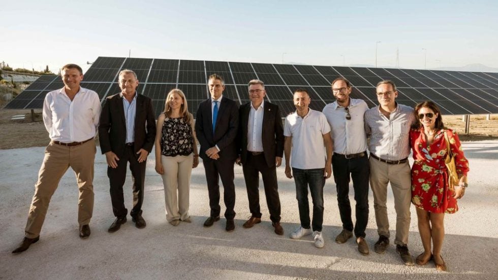 Τελετή εγκαινίων του προγράμματος ηλιακής ενέργειας